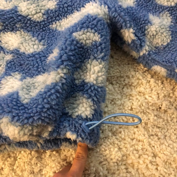 uo cloud nine sherpa popover jacket